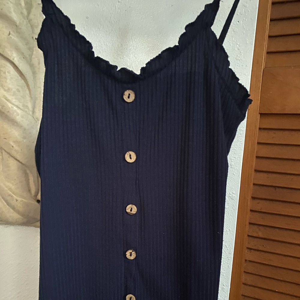 Slim Navy Dress